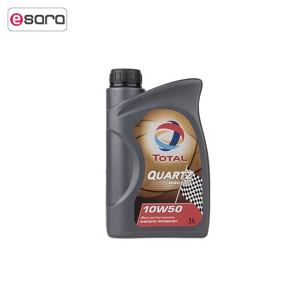 روغن موتور خودرو توتال مدل Quartz Racing یک لیتری 10W-50 Total Quartz Racing 1L 10W-50 Car Engine Oil